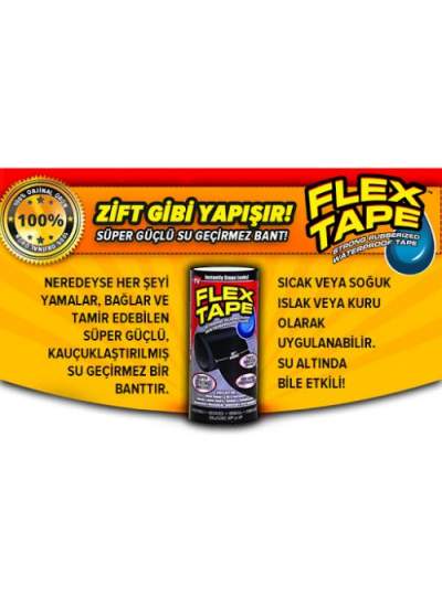 CLZ192 Flex Tape Suya Dayanıklı Tamir Bandı