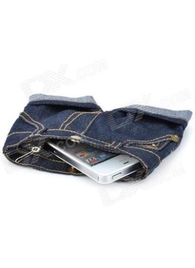 BUFFER® Jean Short Telefon Kılıfı ve Cüzdan