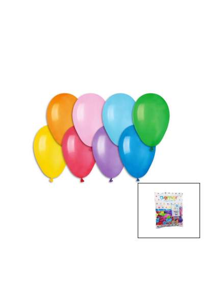 CLZ192 KLASİK RENKLİ BALON 7 İNÇ - 19CM - 100PCS (4172)