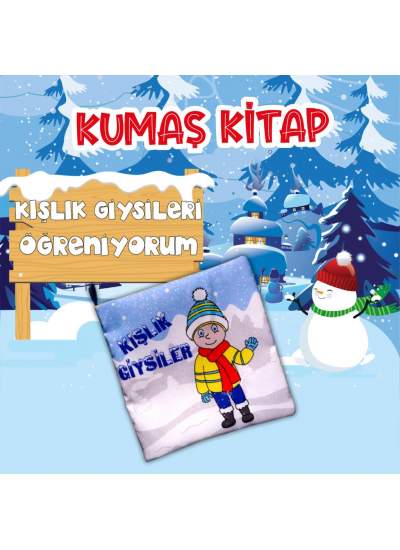 CLZ247  Kışlık Giysiler Kumaş Sessiz Kitap