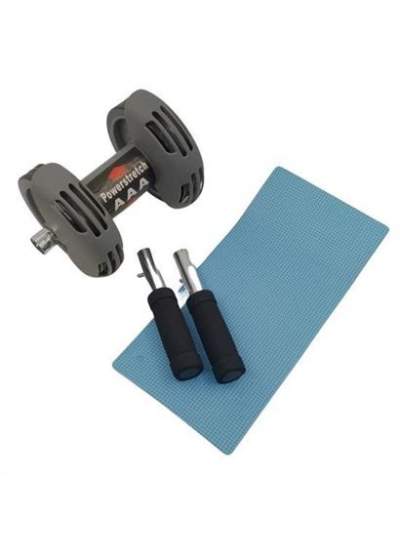 BUFFER® Karın Kası Çalıştırıcı Fitness Egzersiz Spor Aleti Power Stretch Roller