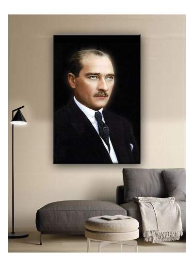 CLZ104 Atatürk Kanvas Tablo  (70 x 50) cm