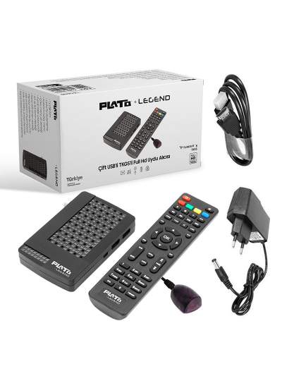 CLZ192 PLATO LEGEND ÇİFT USBLİ TKGSLİ MINI HD UYDU ALICISI (4172)