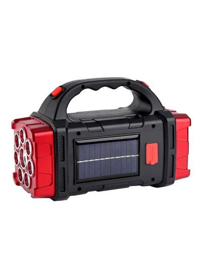 CLZ192 HB-1678 SOLARLI USB ÇIKIŞLI ŞARJ EDİLEBİLİR 38 WATT KAMP FENERİ (4172)