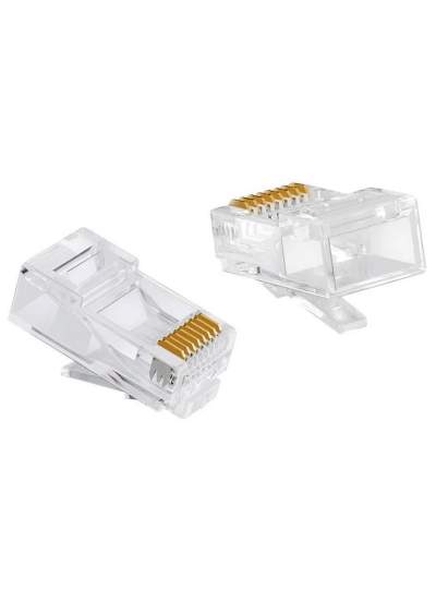 CLZ192 RJ 45 CAT6 SOKET 8P/8C   (100LÜK PAKET) POŞETLİ (4172)