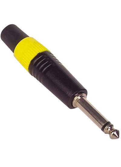 CLZ192 6.3 MM MONO GİTAR JACK FİŞ CANON TİPİ METAL NİKEL (4172)