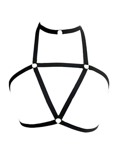 CLZ41 Şık Harness - Ürün Rengi:Siyah