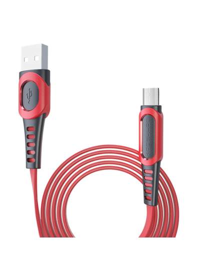 CLZ942 Dc01 Süper Hızlı Micro Usb Kablo 1m 2.4a - Ürün Rengi : Kırmızı