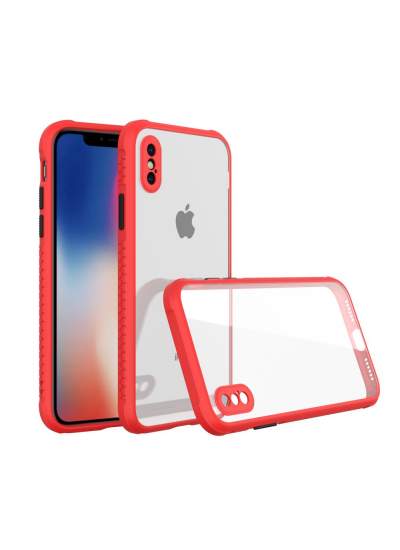 CLZ942 İphone Xs Max Kılıf Miami Şeffaf Silikon - Ürün Rengi : Siyah