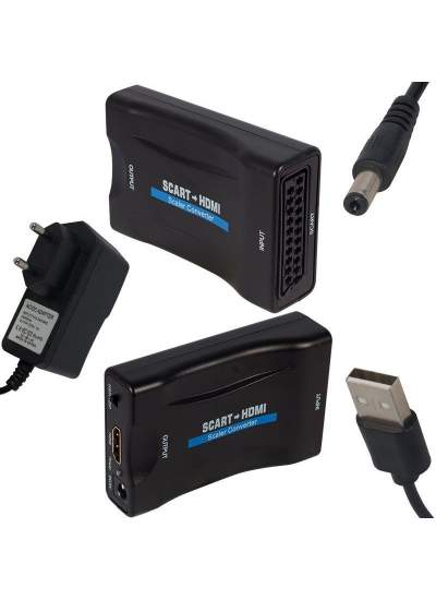 CLZ192 SCART TO HDMI ÇEVİRİCİ ADAPTÖR 1080P-720P (4172)