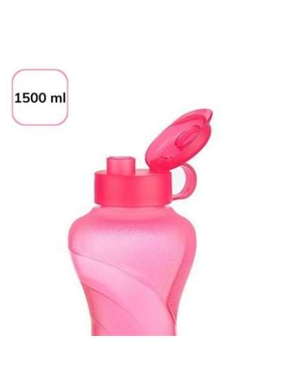 BUFFER® 1500ML Kapasiteli Sporcu Tipi Suluk Pratik El Matarası