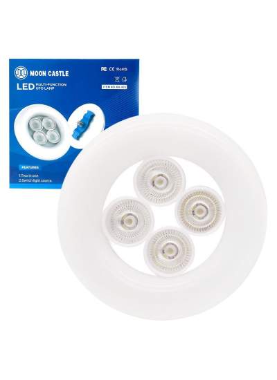 CLZ192 KK-902 E27 DUY 48 WATT BEYAZ 4LÜ UFO LED LAMBA (4172)