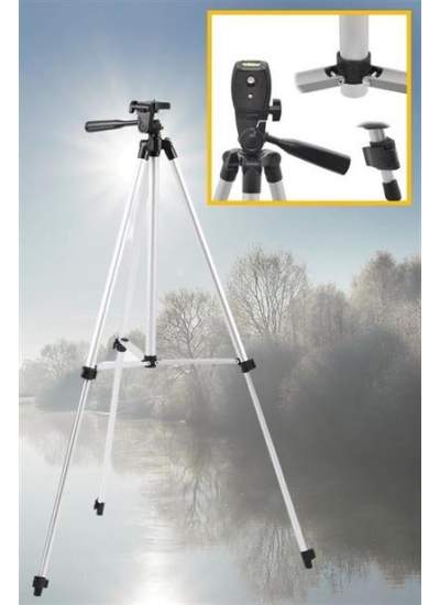 BUFFER® 360 Derece Ayarlanabilir Katlanabilir Profesyonel Çekime Uygun 65 cm Ayaklı Tripod