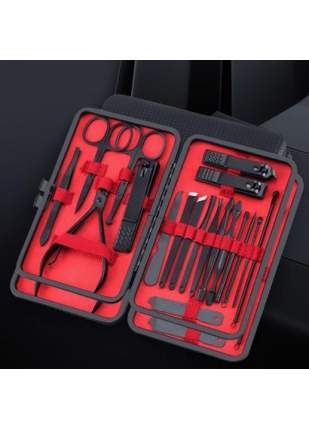 BUFFER® 18 Parça Çanta Tipi Manikür Pedikür Tırnak Bakım Seti