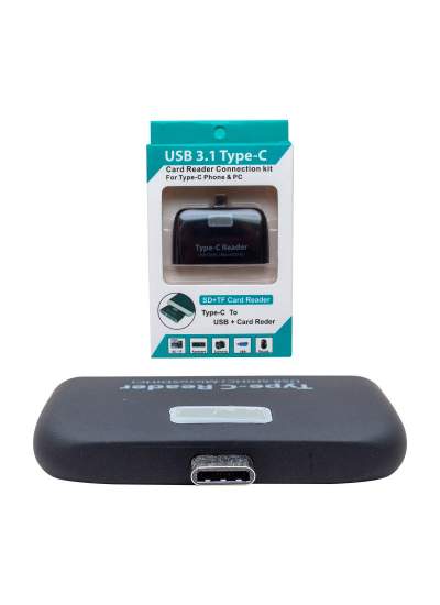 CLZ192 USB TYPE-C 3.1 SD+TF KART OKUYUCU KİT (4172)