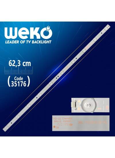 CLZ192 3BL-T6324102-41     B 605020034 JS-GY33EM9D-0042 63.2 CM 10 LEDLİ - (WK-119)  4PİN ORTA İKİSİ ++ (4172)