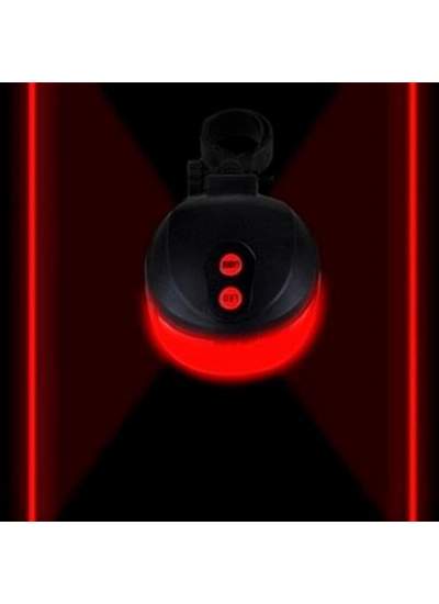 BUFFER® Çok Fonksiyonlu Pilli Bisiklet Led Lazer Işığı Arka Stop Lambası