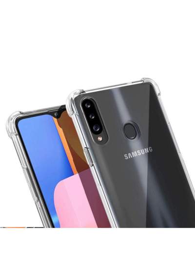 CLZ942 Samsung Galaxy A20s Kılıf Olex Tpu Silikon - Ürün Rengi : Şeffaf