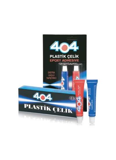 CLZ192 404 Plastik Çelik Epoksi Yapıştırıcı Çift Karışımlı 16g İkiz Tüp (4172)