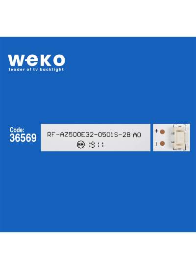 CLZ192 WKSET-5680 36569X10 JL.D50051235-202AS-M RF-AZ500E32-0501S-28  10 ADET LED BAR (4172)