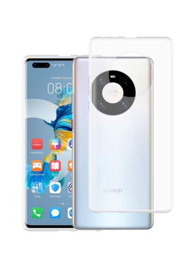 CLZ942 Huawei Mate 40 Pro Kılıf Lüx  Silikon - Ürün Rengi : Şeffaf