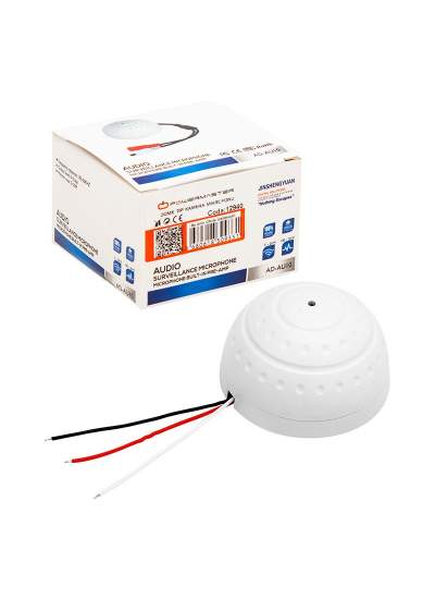 CLZ192 AD-AU10 KAMERA MİKROFONU DOME TİP  (9V-12VDC**5M2-150M2) (4172)