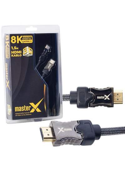 CLZ192 MASTERX MX-18938 8K 60HZ 2.1V ULTRA HD 1.5 METRE HDMI KABLO (4172)