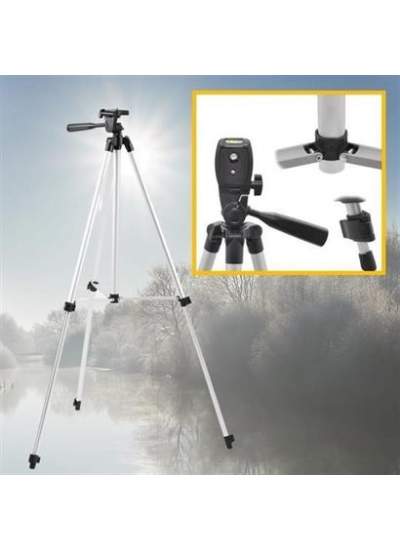 BUFFER® 360 Derece Ayarlanabilir Katlanabilir Profesyonel Çekime Uygun 65 cm Ayaklı Tripod