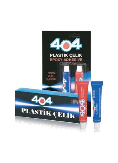 CLZ192 404 Plastik Çelik Epoksi Yapıştırıcı Çift Karışımlı 16g İkiz Tüp (4172)