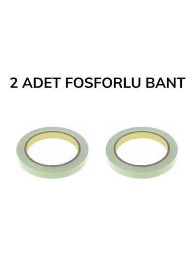 BUFFER® Karanlıkta Işık Veren  Yansıyan 4 Metre Fosforlu Yeşil Şerit Bant