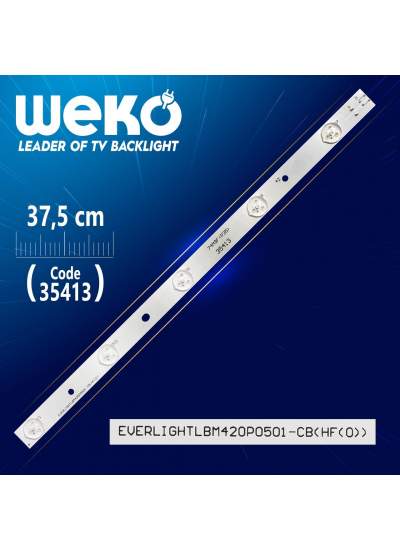 CLZ192 EVERLIGHT LBM420P0501-CB(HF(0)) - 74M9F(P35) - 37.5 CM 5 LEDLİ - (WK-157) SOKETSİZDİR (4172)