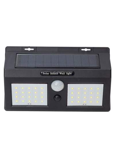 CLZ192 SENSÖRLÜ ÇİFTLİ 40 LEDLİ SOLAR LED DUVAR TİPİ APLİK (4172)