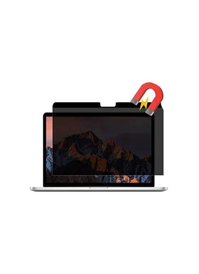 CLZ942 Macbook Air 13.3 Macbook Manyetik Hayalet Ekran Koruyucu - Ürün Rengi : Siyah