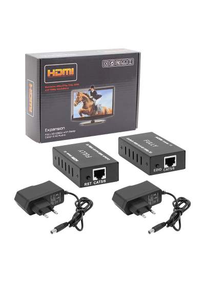 CLZ192 FULLY 608H HDMI TO CAT5/CAT6 60 METRE UZATICI EXTENDER (4172)