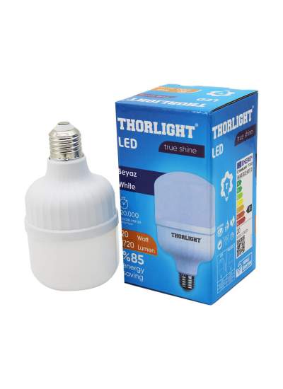 CLZ192 THORLIGHT 20W E27 TORCH T-SHAPE BEYAZ LED AMPUL T-20B (4172)